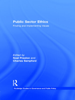 cover image of Public Sector Ethics